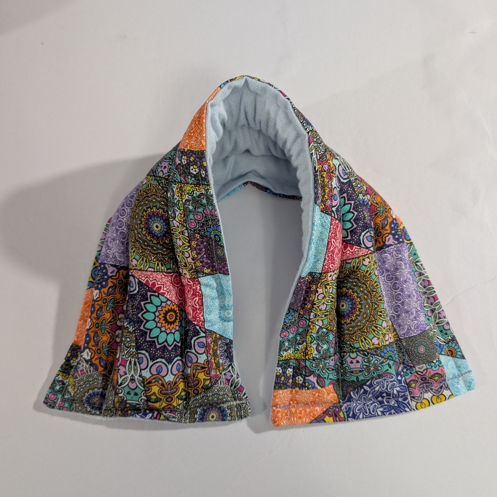 Rice-flax seed heating/cooling neck wrap, Heat Pad, Rice Bag